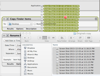 rename folders using automator for mac